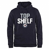Men's Winnipeg Jets Top Shelf Pullover Hoodie - Navy Blue,baseball caps,new era cap wholesale,wholesale hats